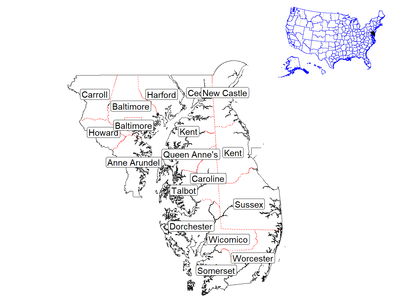 Counties in the Market