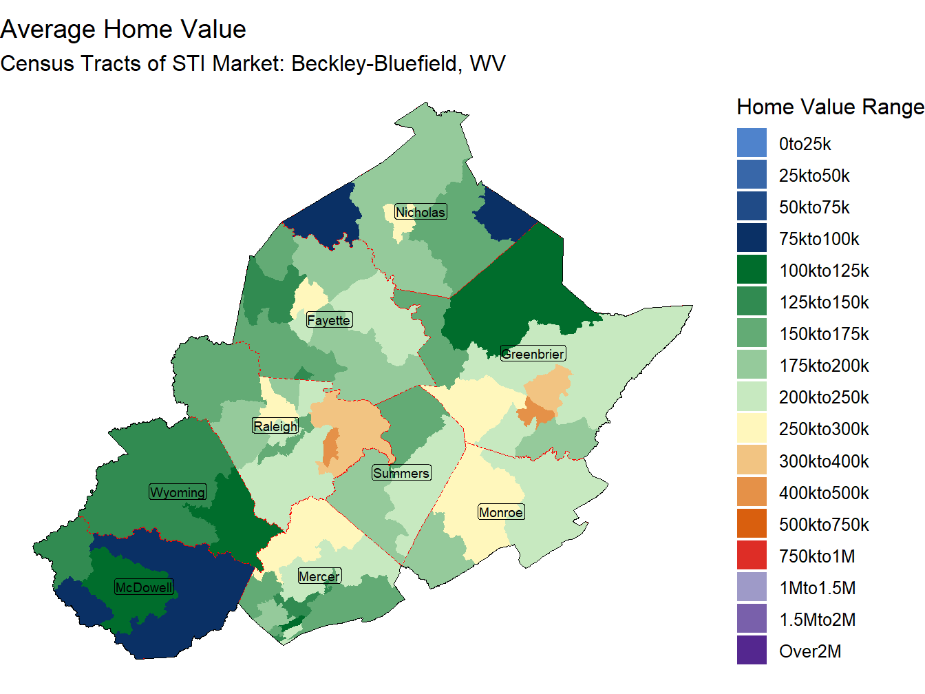Home Value Thematic