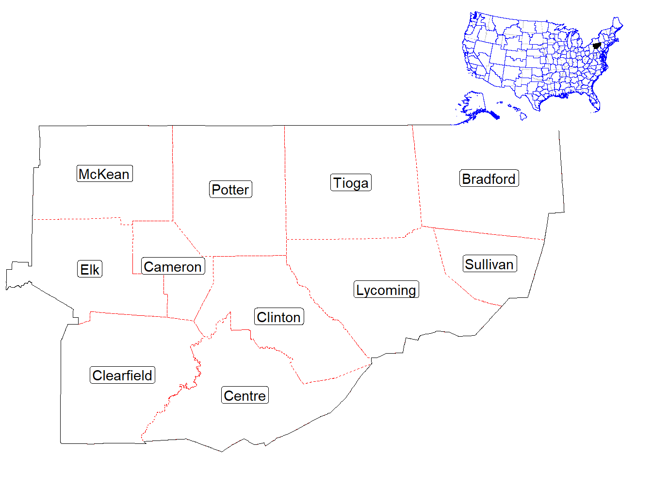 Counties in the Market