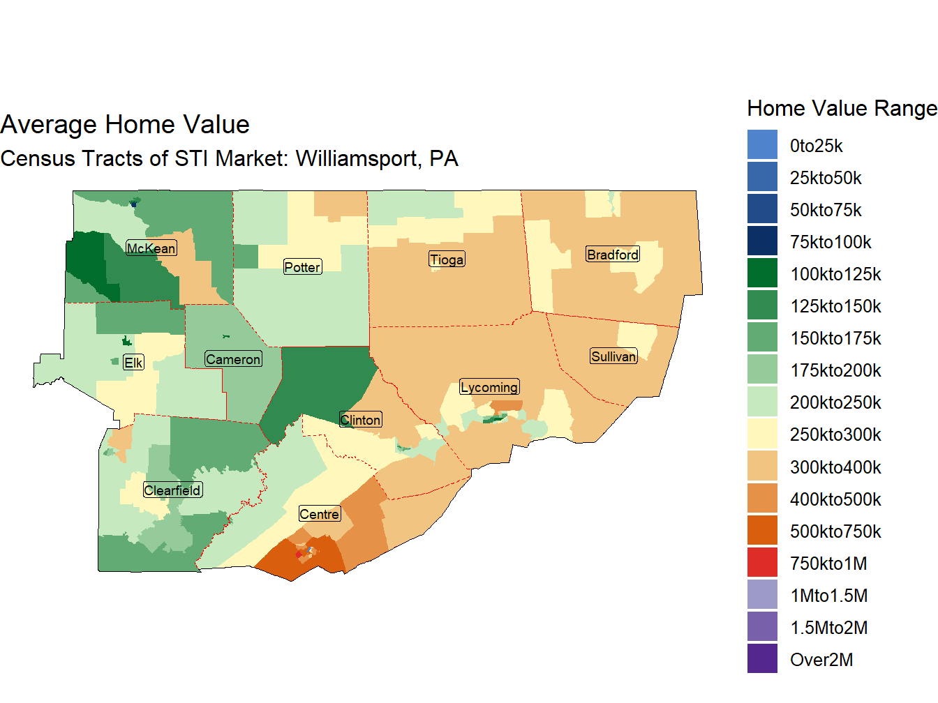 Home Value Thematic