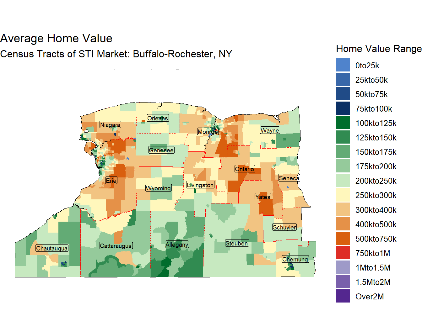 Home Value Thematic