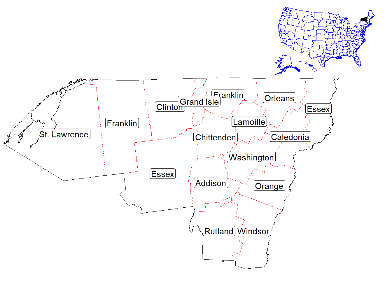 Counties in the Market