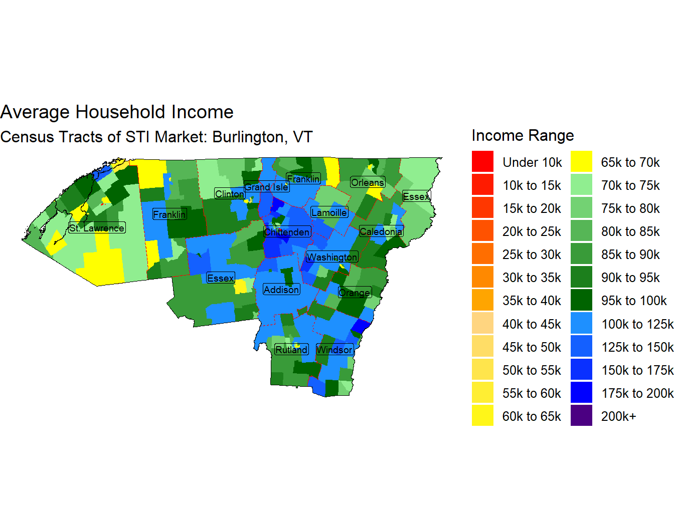Household Income Thematic