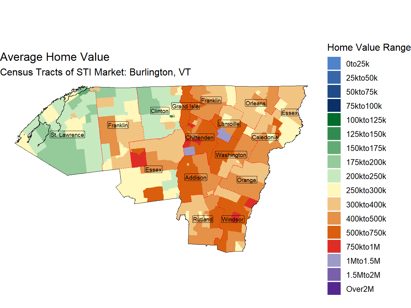 Home Value Thematic