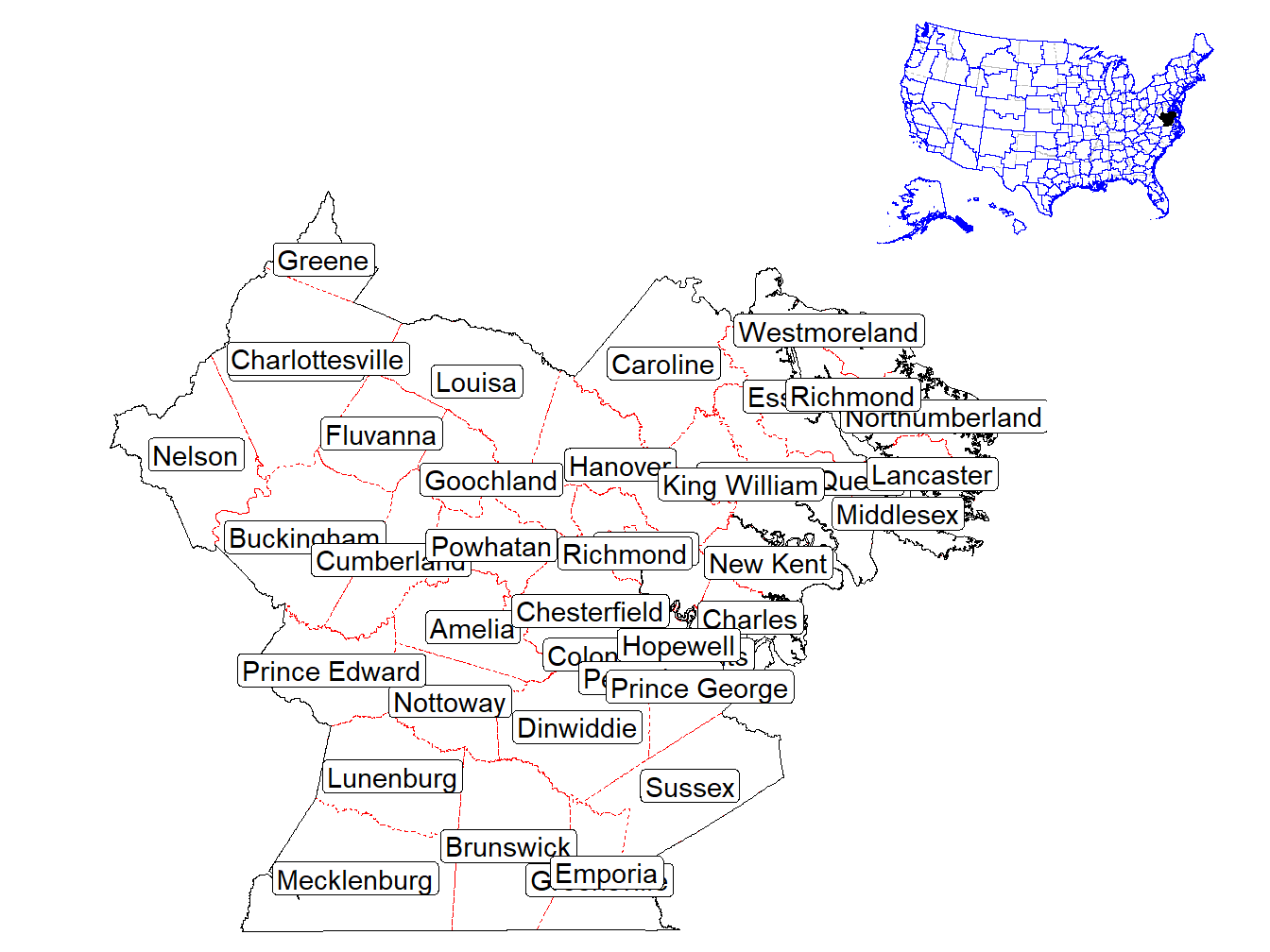 Counties in the Market