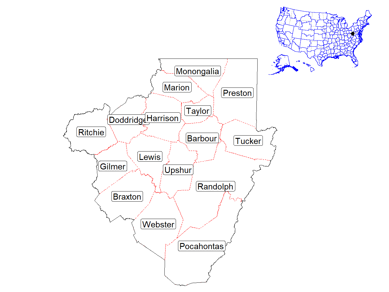 Counties in the Market