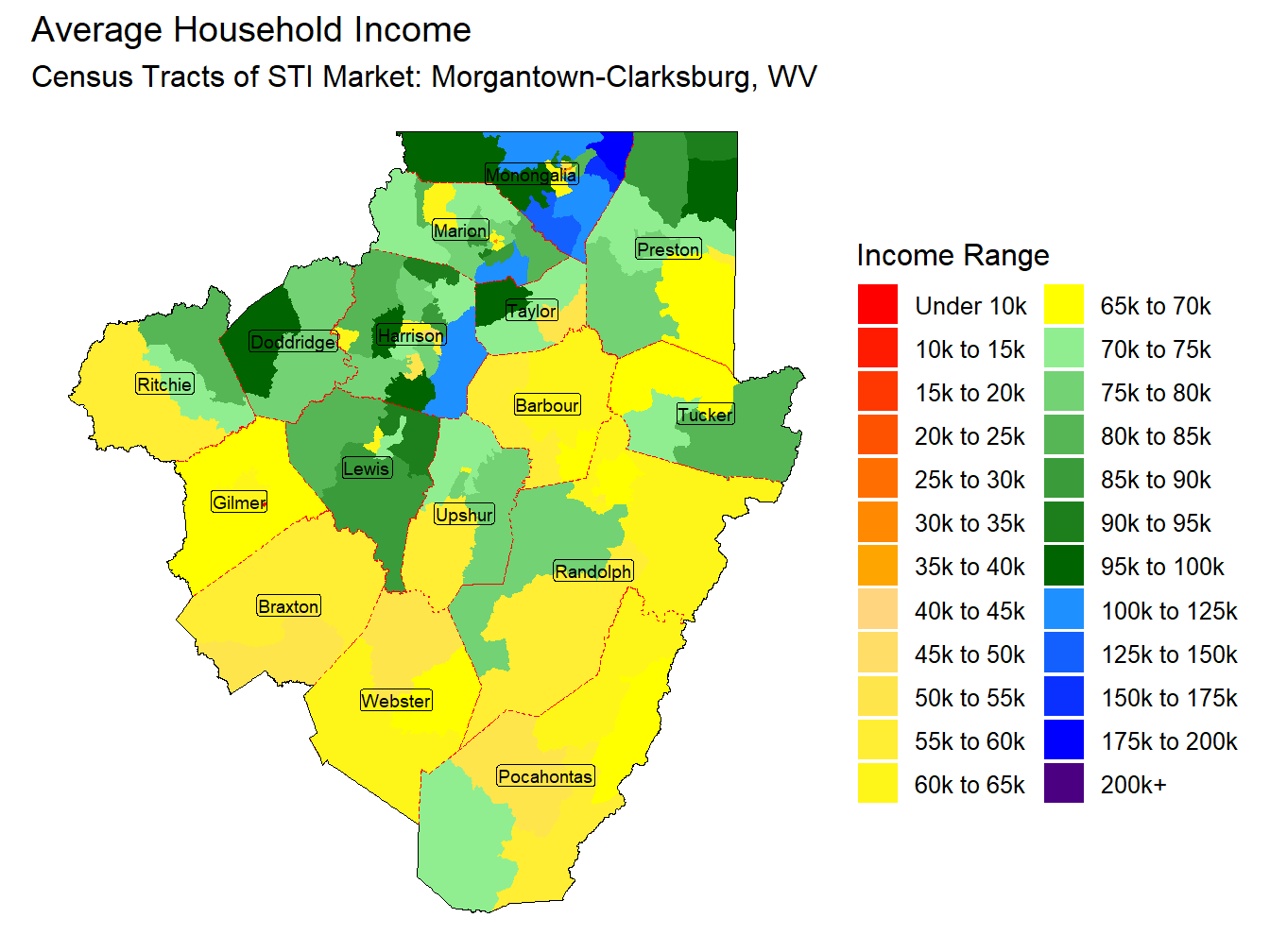 Household Income Thematic
