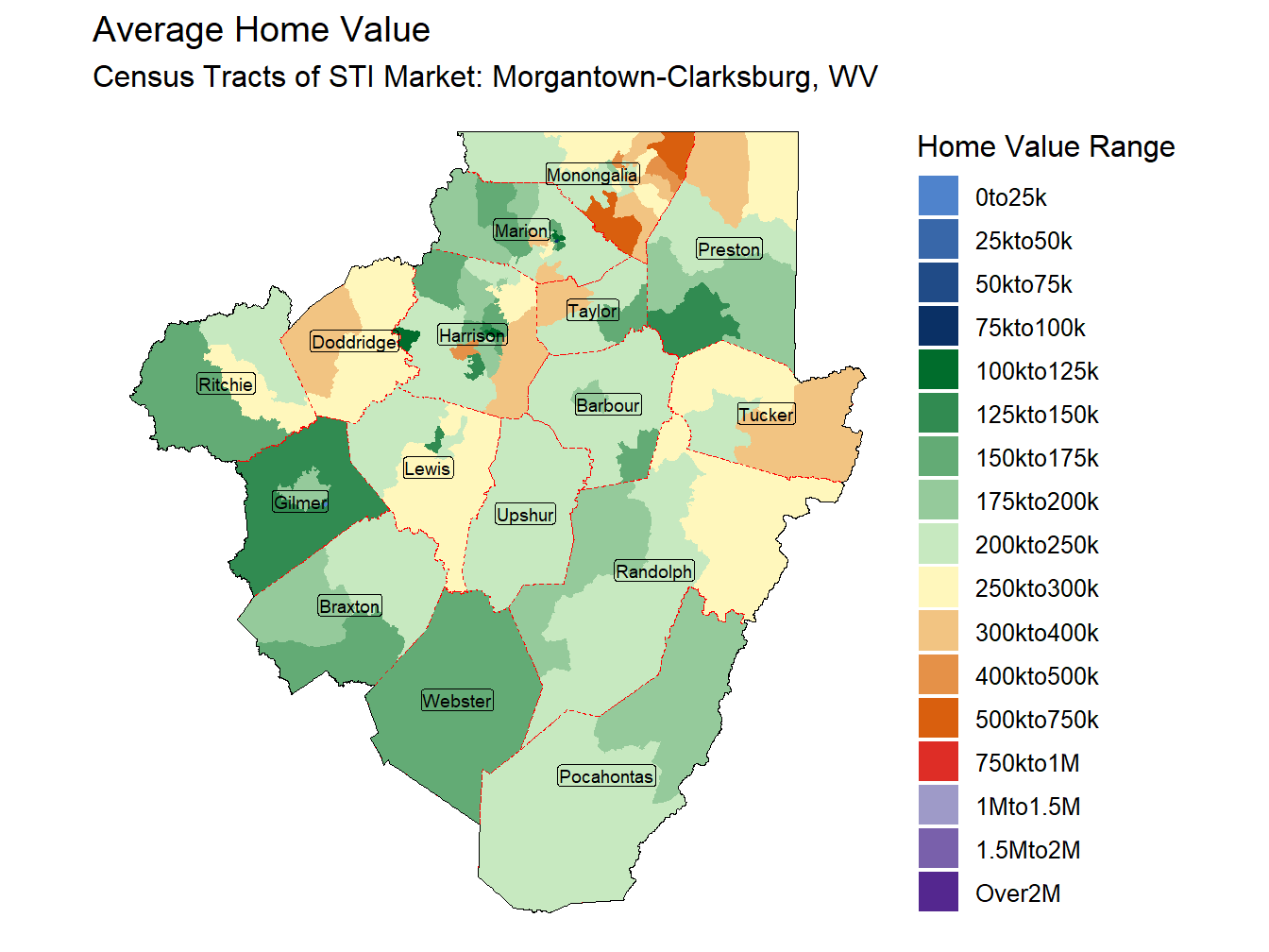 Home Value Thematic