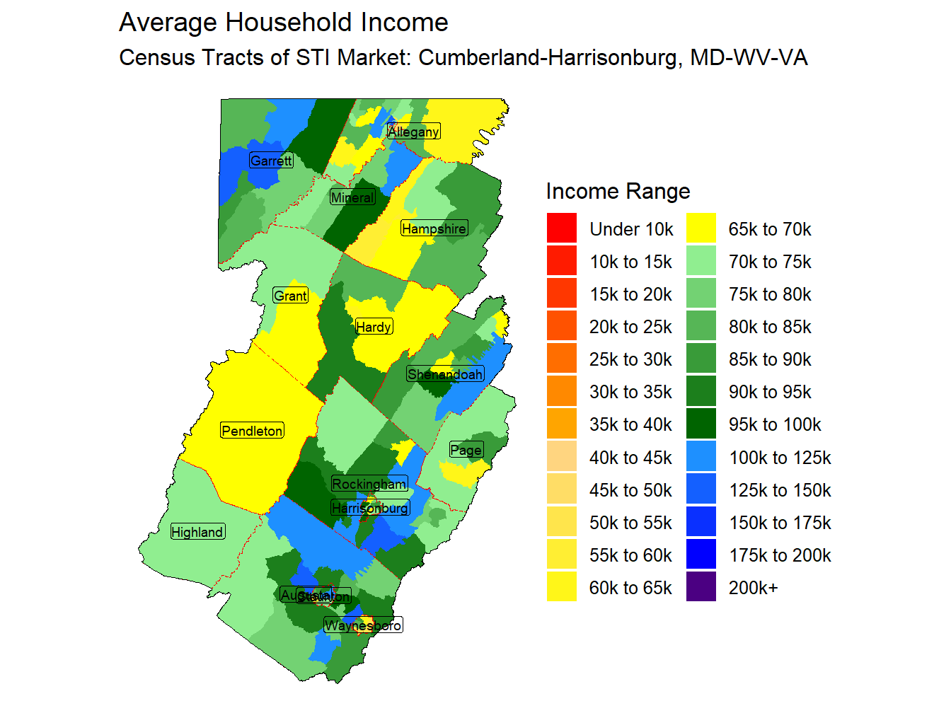 Household Income Thematic