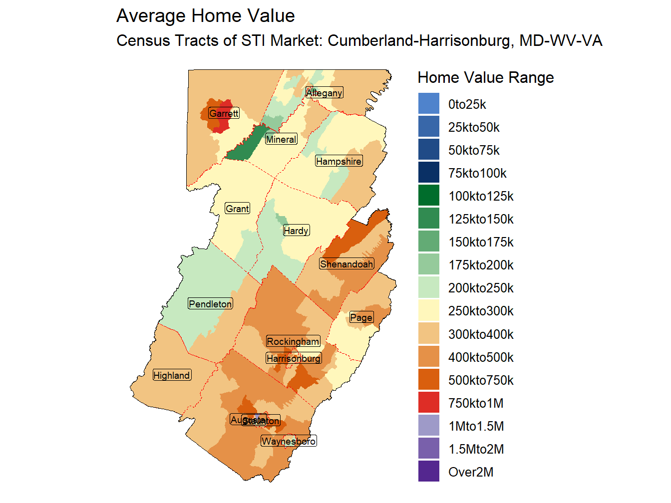 Home Value Thematic