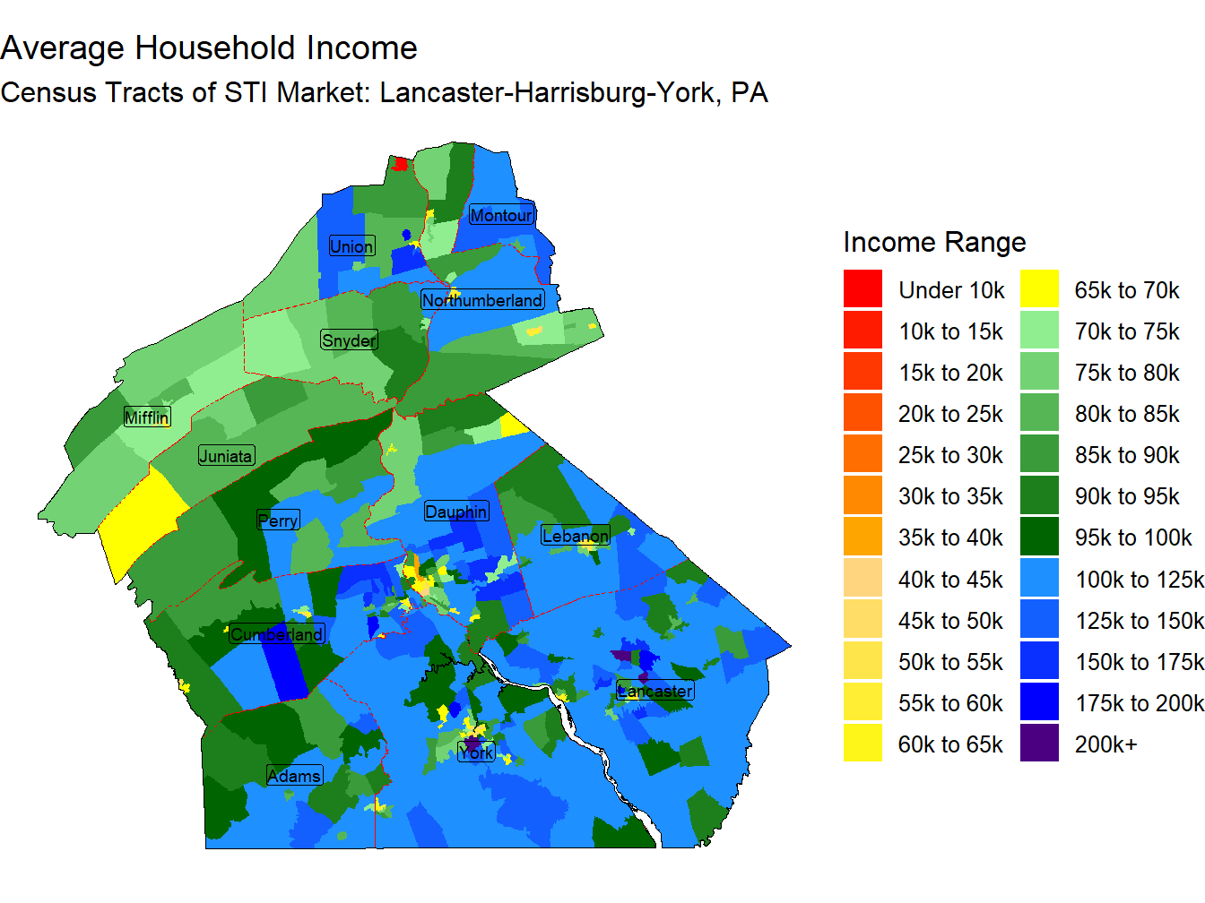 Household Income Thematic