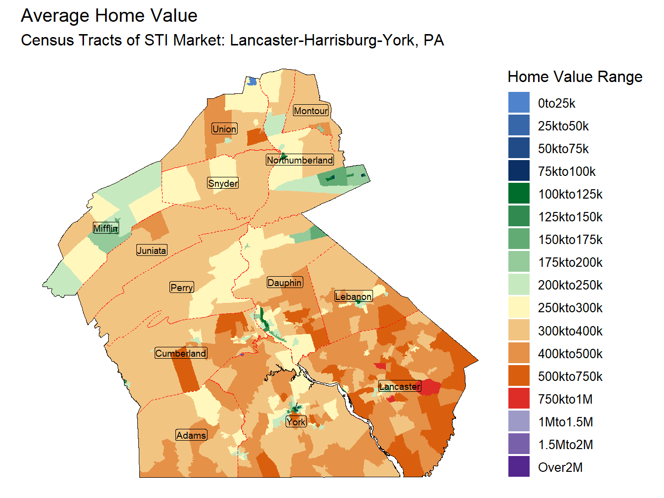 Home Value Thematic