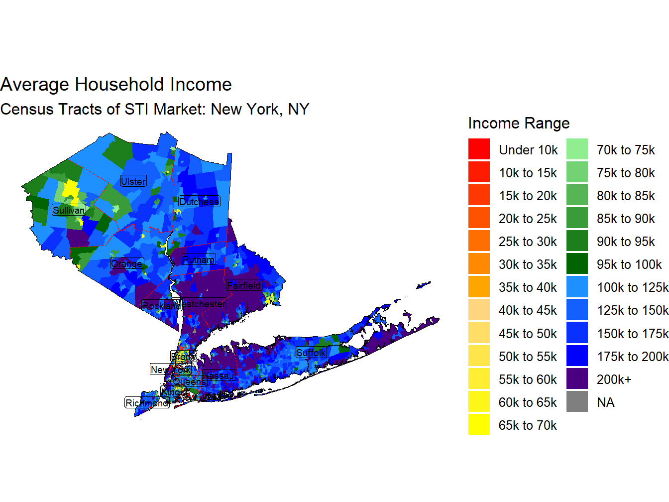 Household Income Thematic