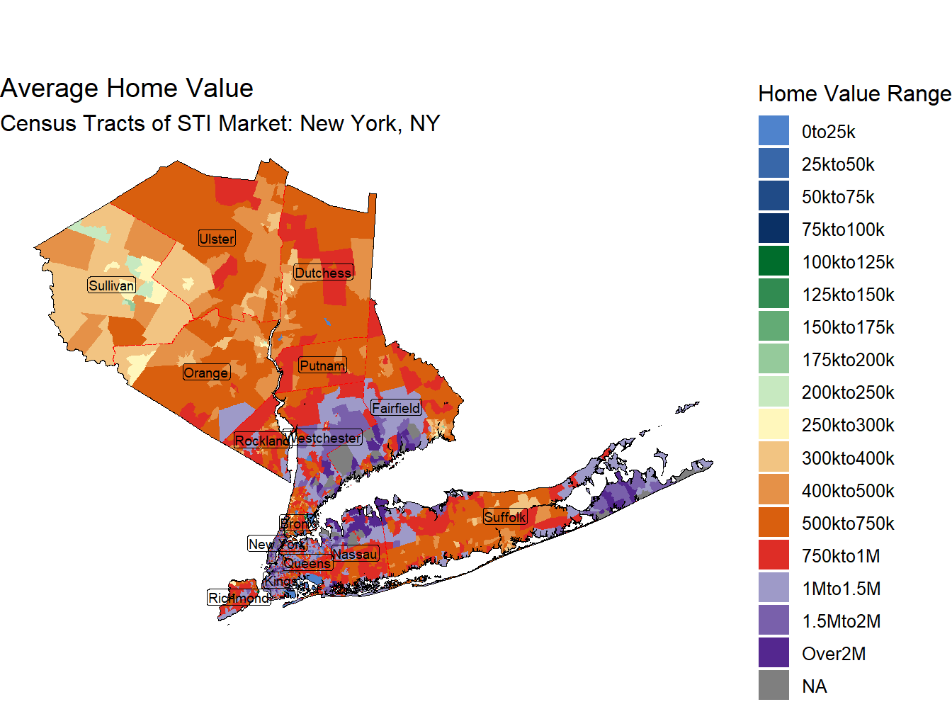 Home Value Thematic
