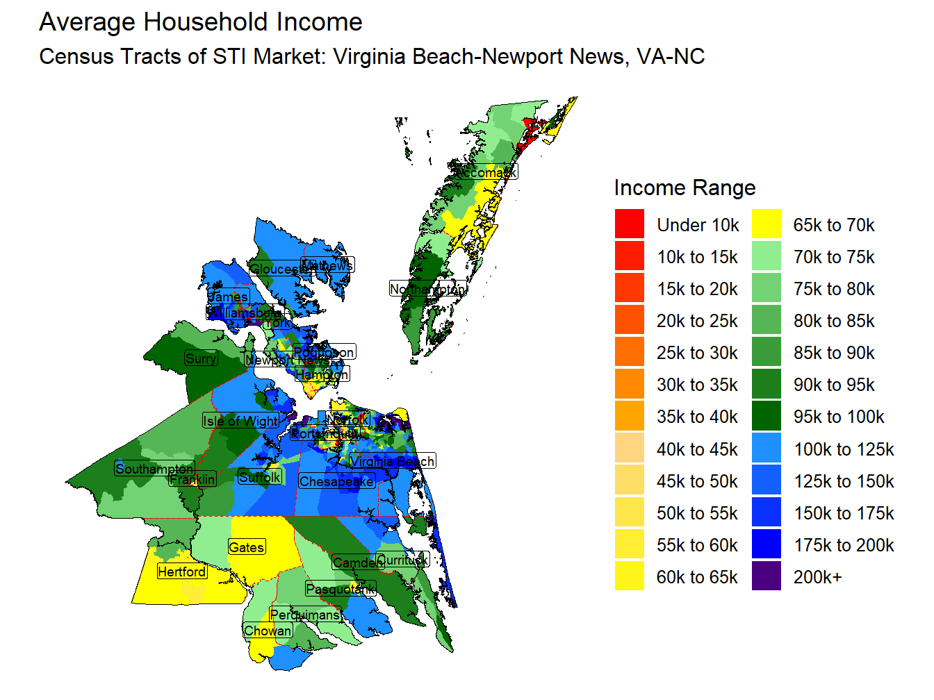 Household Income Thematic