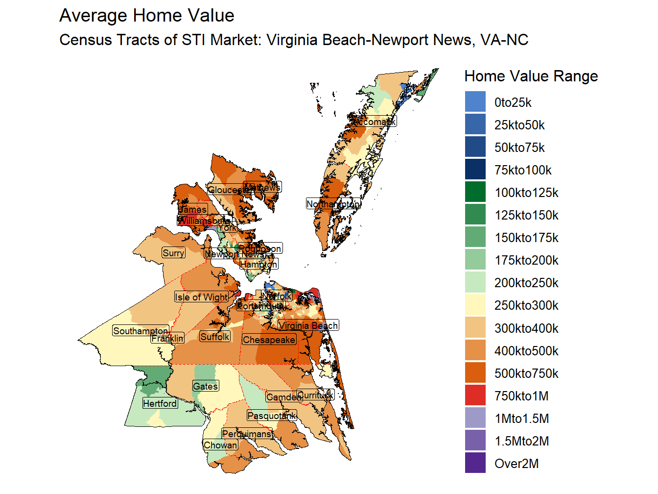 Home Value Thematic
