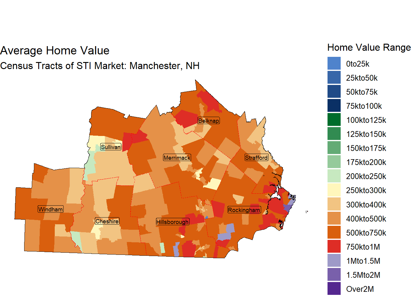 Home Value Thematic