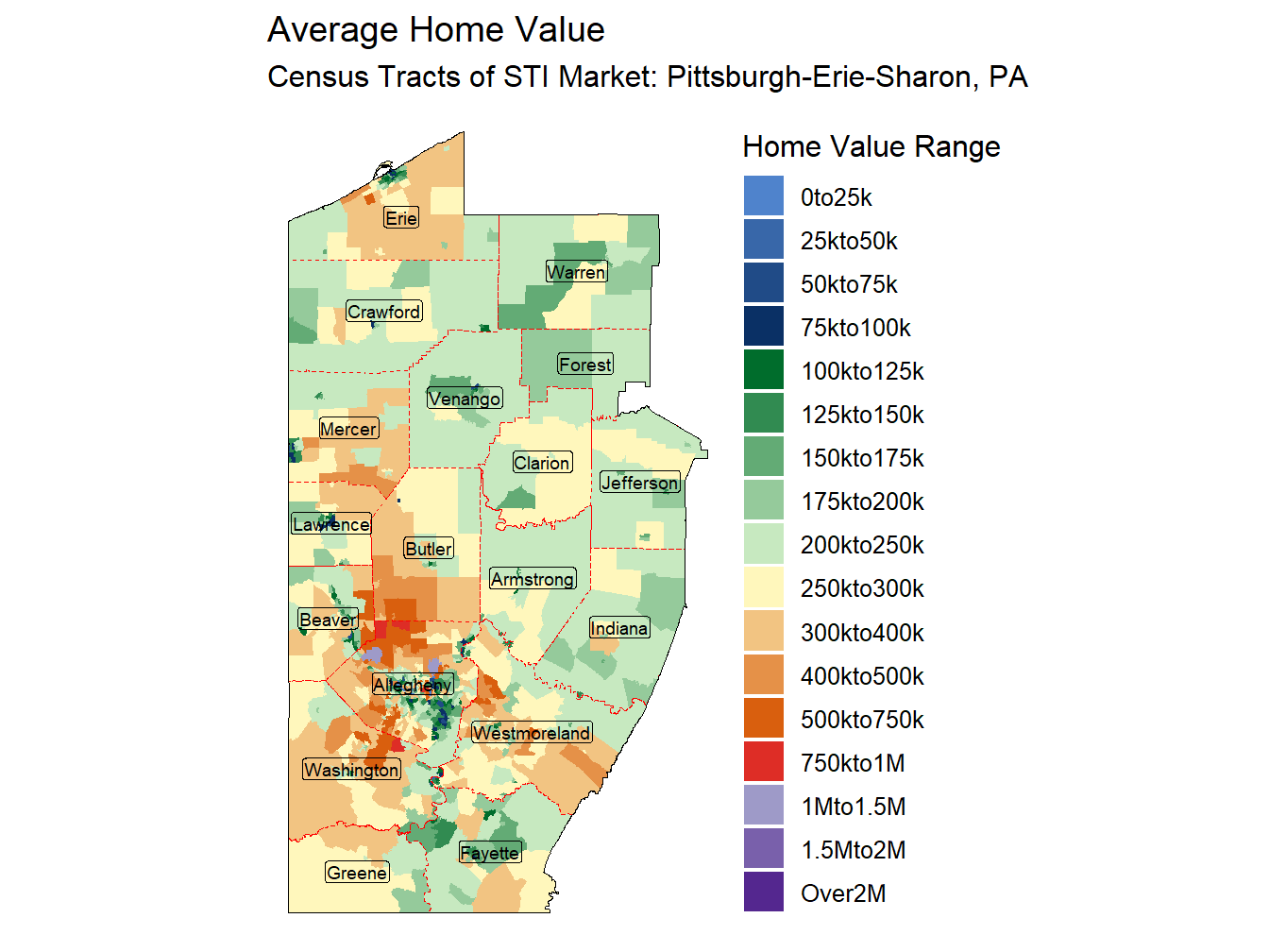 Home Value Thematic