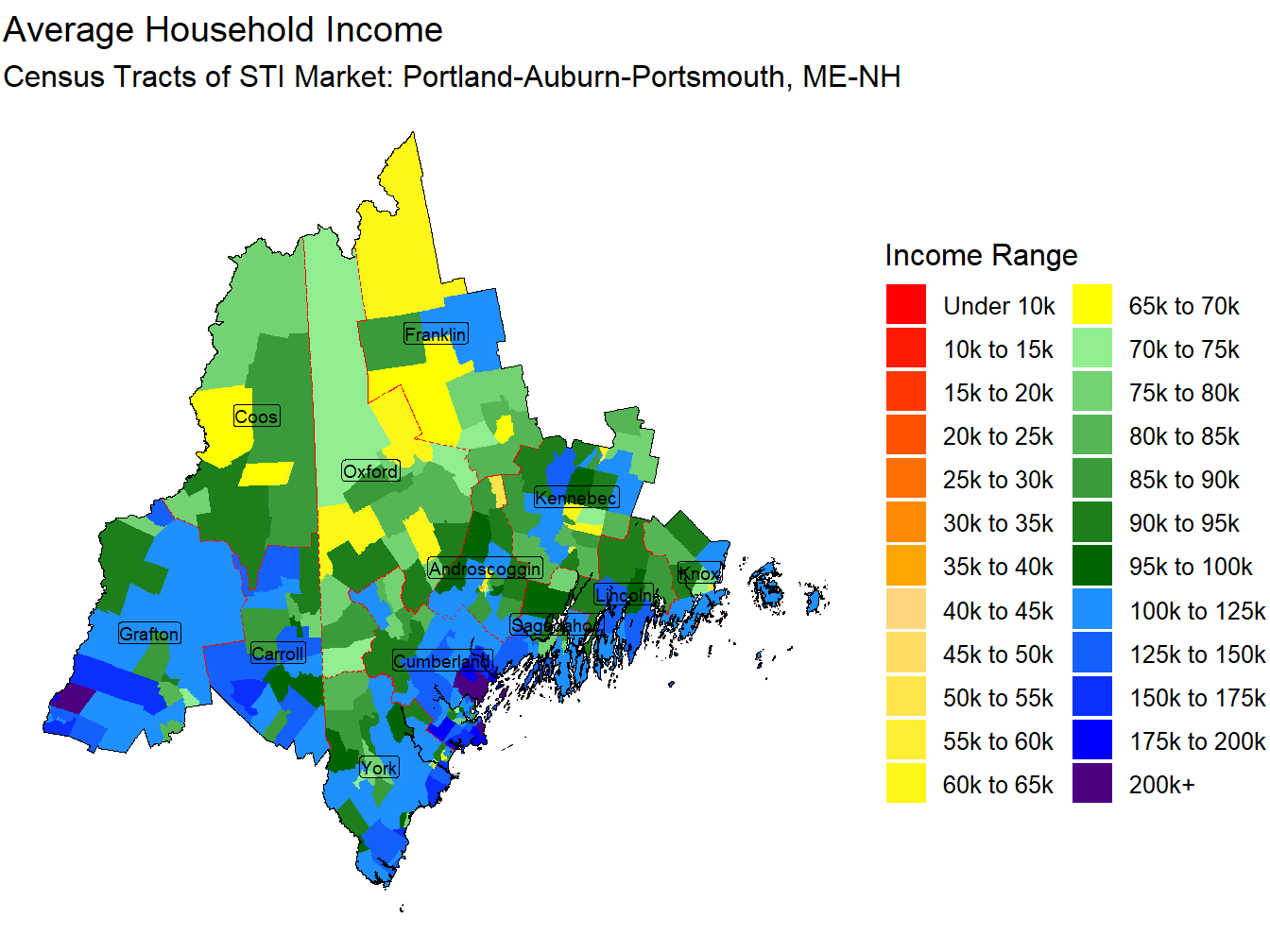 Household Income Thematic