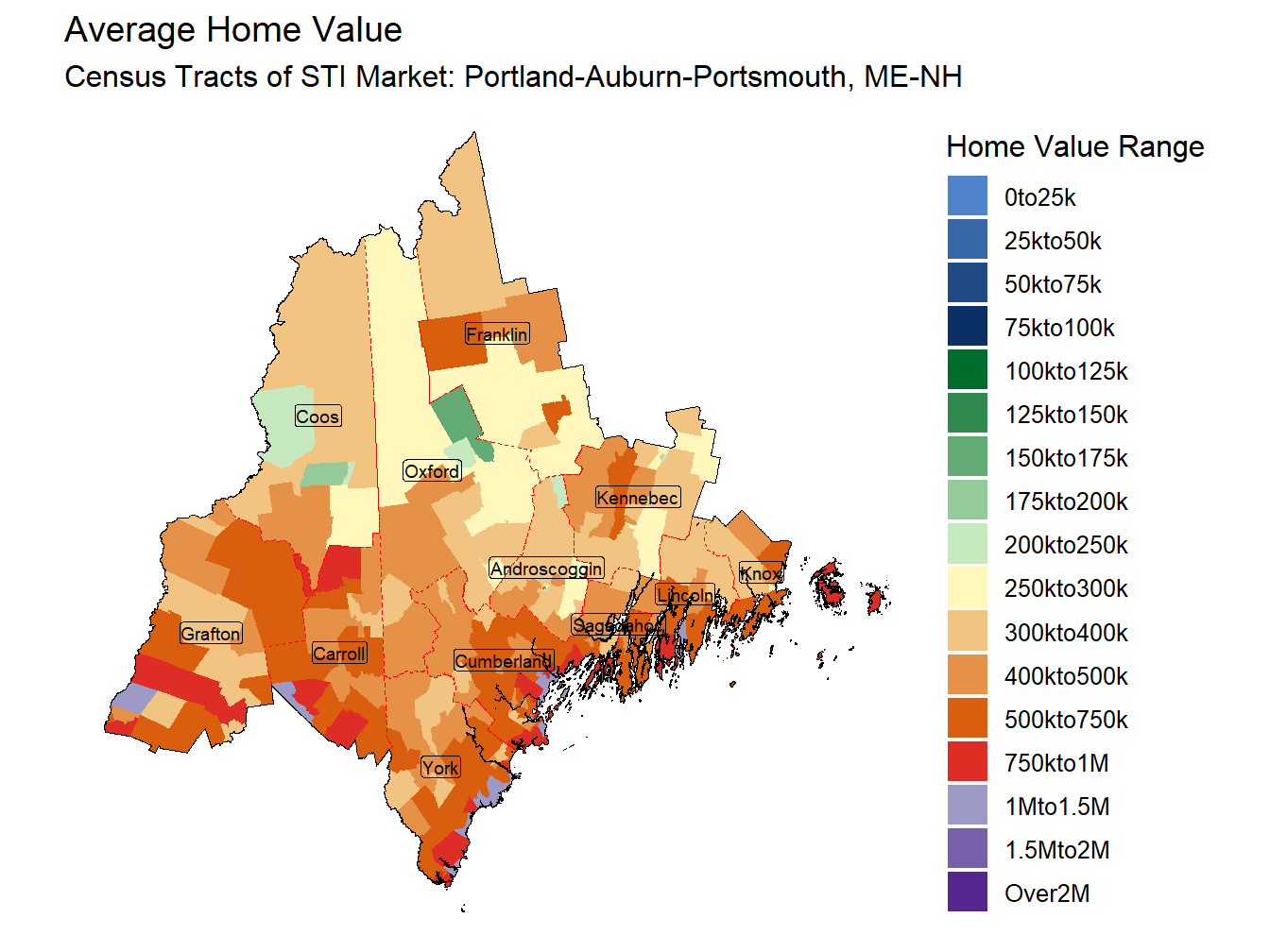 Home Value Thematic