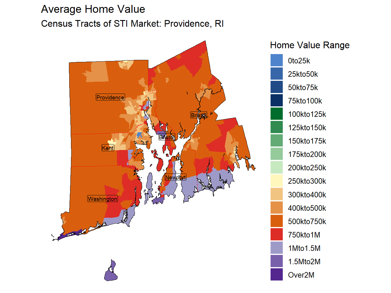 Home Value Thematic