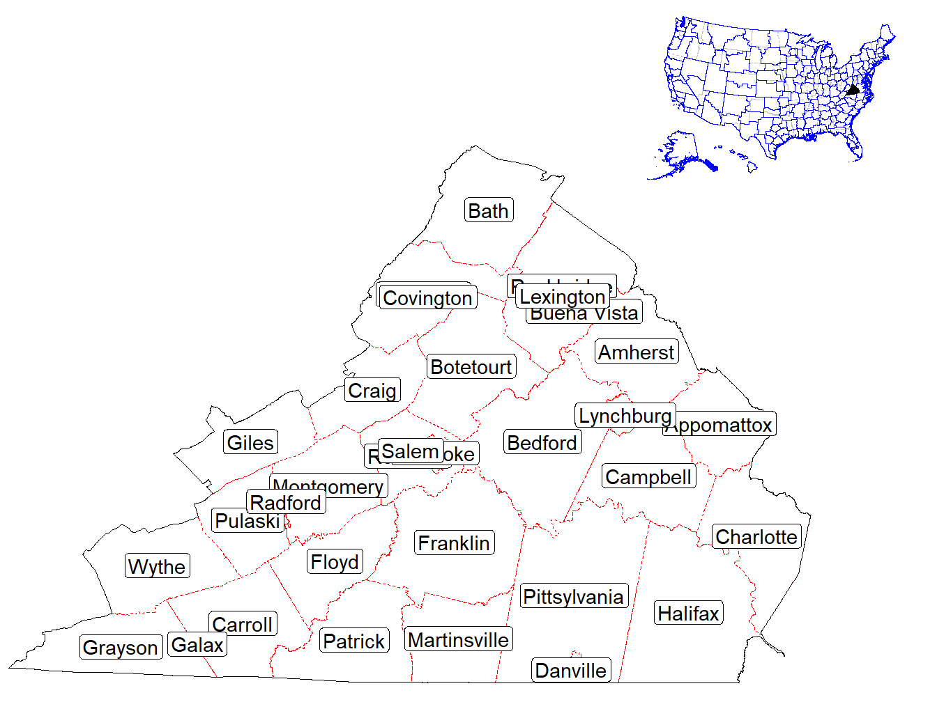 Counties in the Market