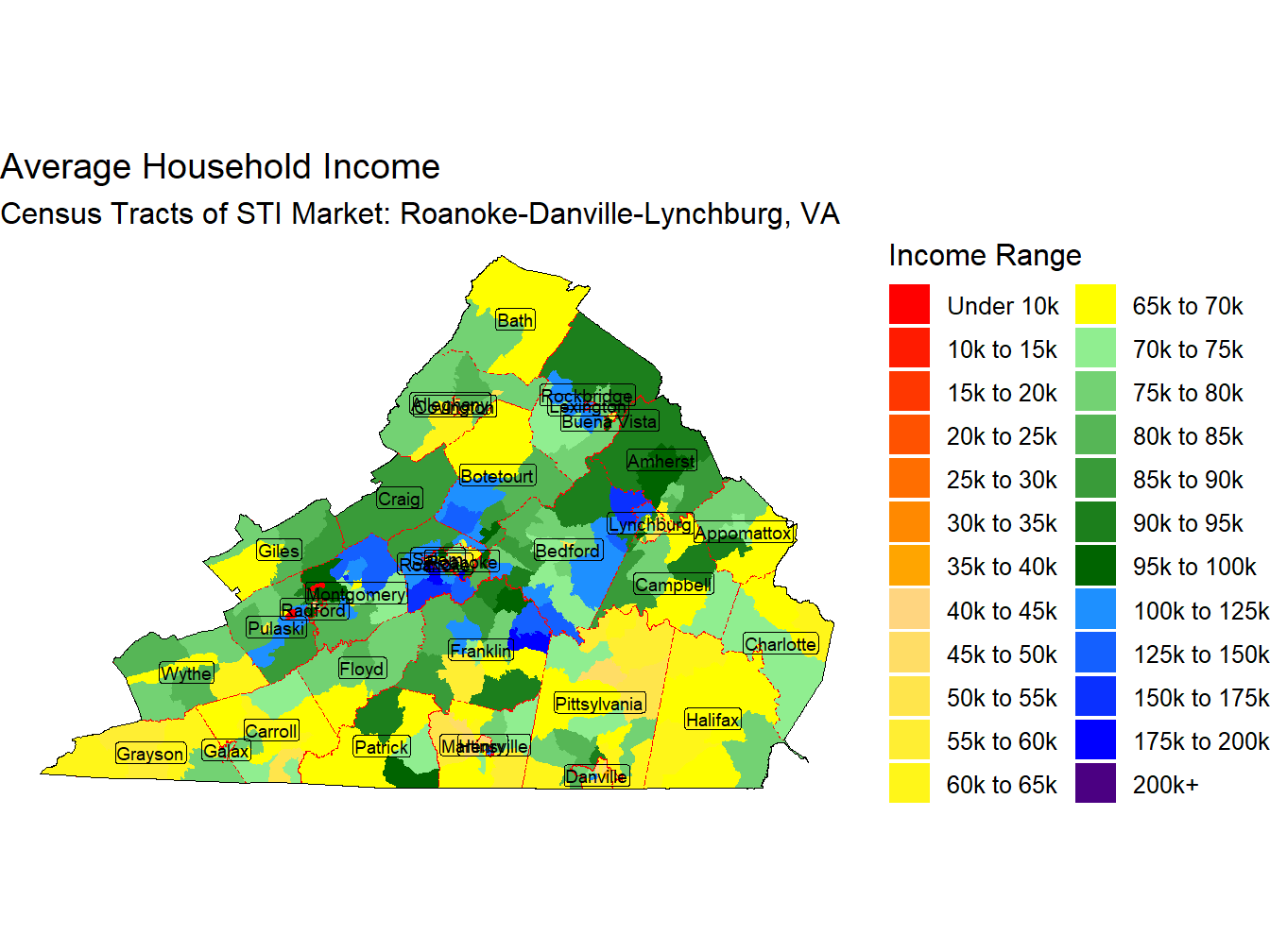 Household Income Thematic