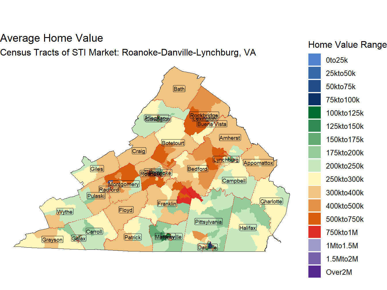 Home Value Thematic