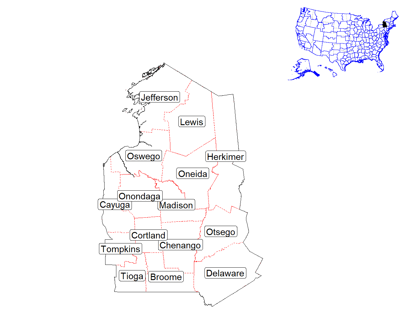 Counties in the Market