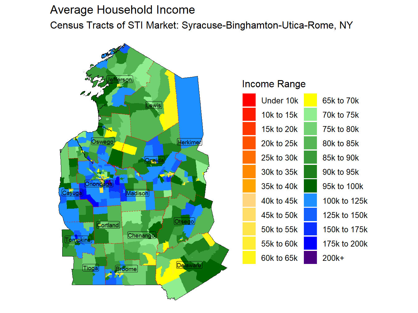 Household Income Thematic