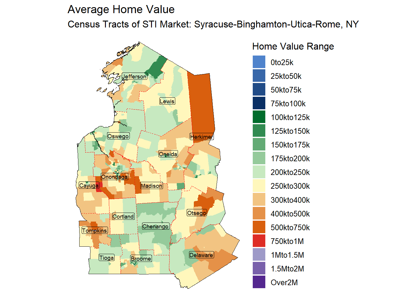 Home Value Thematic