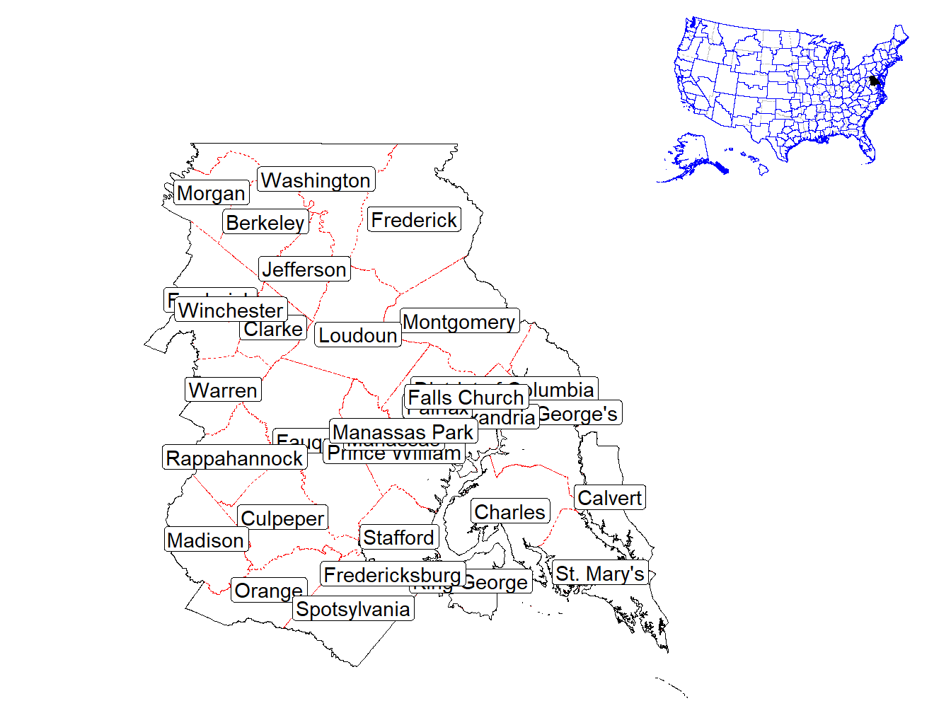 Counties in the Market