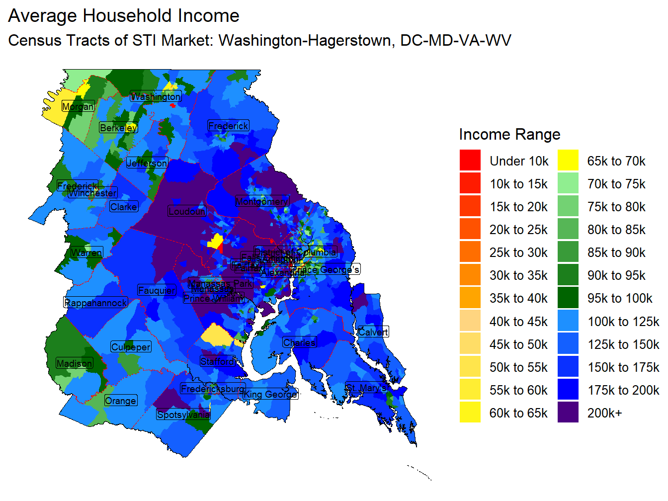 Household Income Thematic