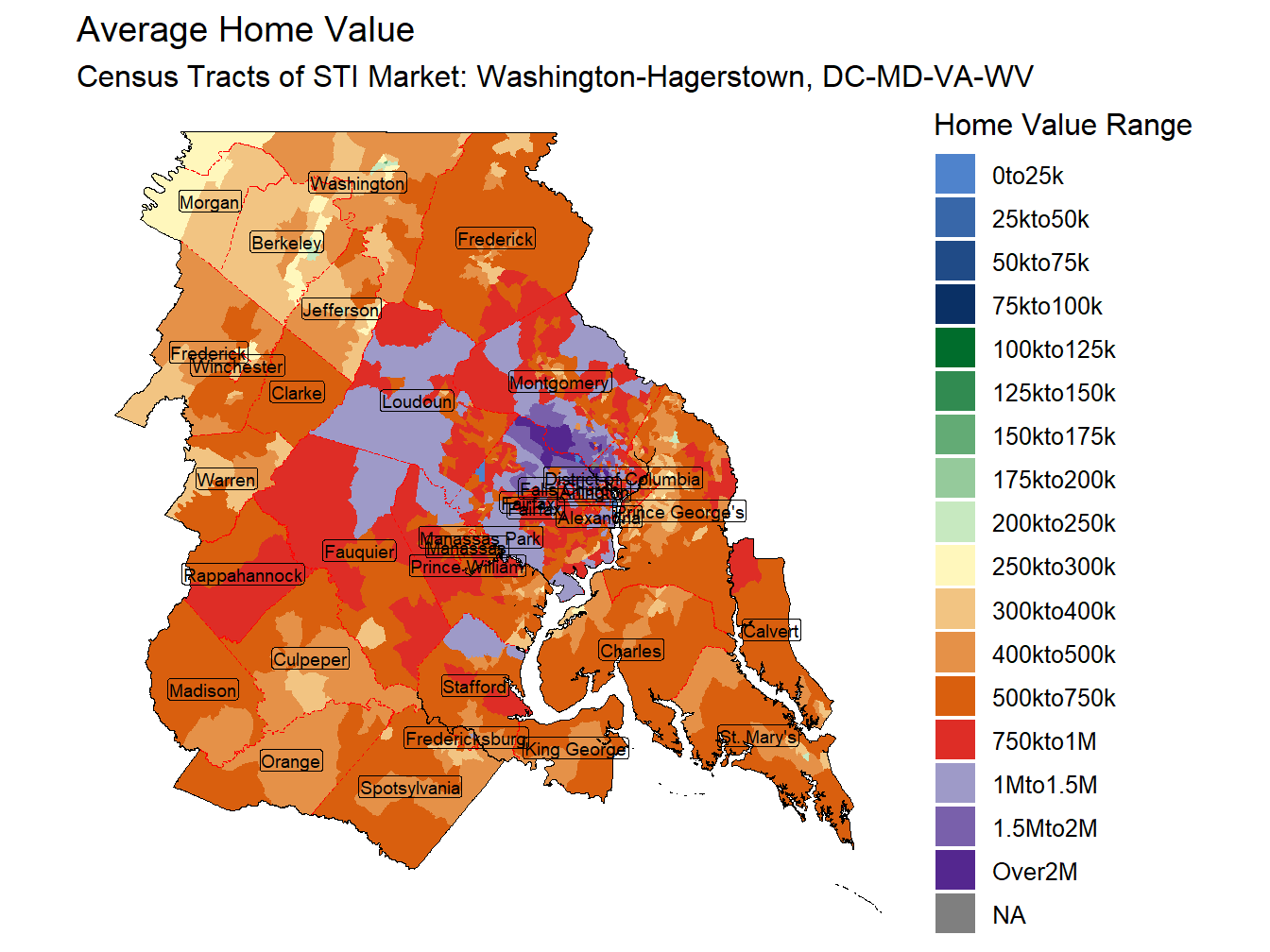 Home Value Thematic