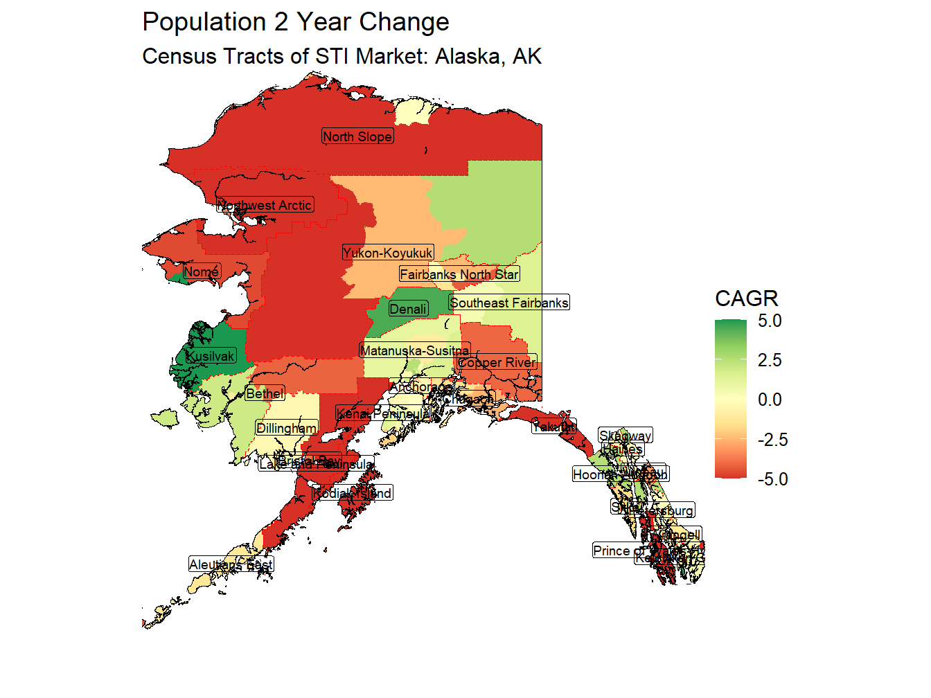 Percentage Change Thematic