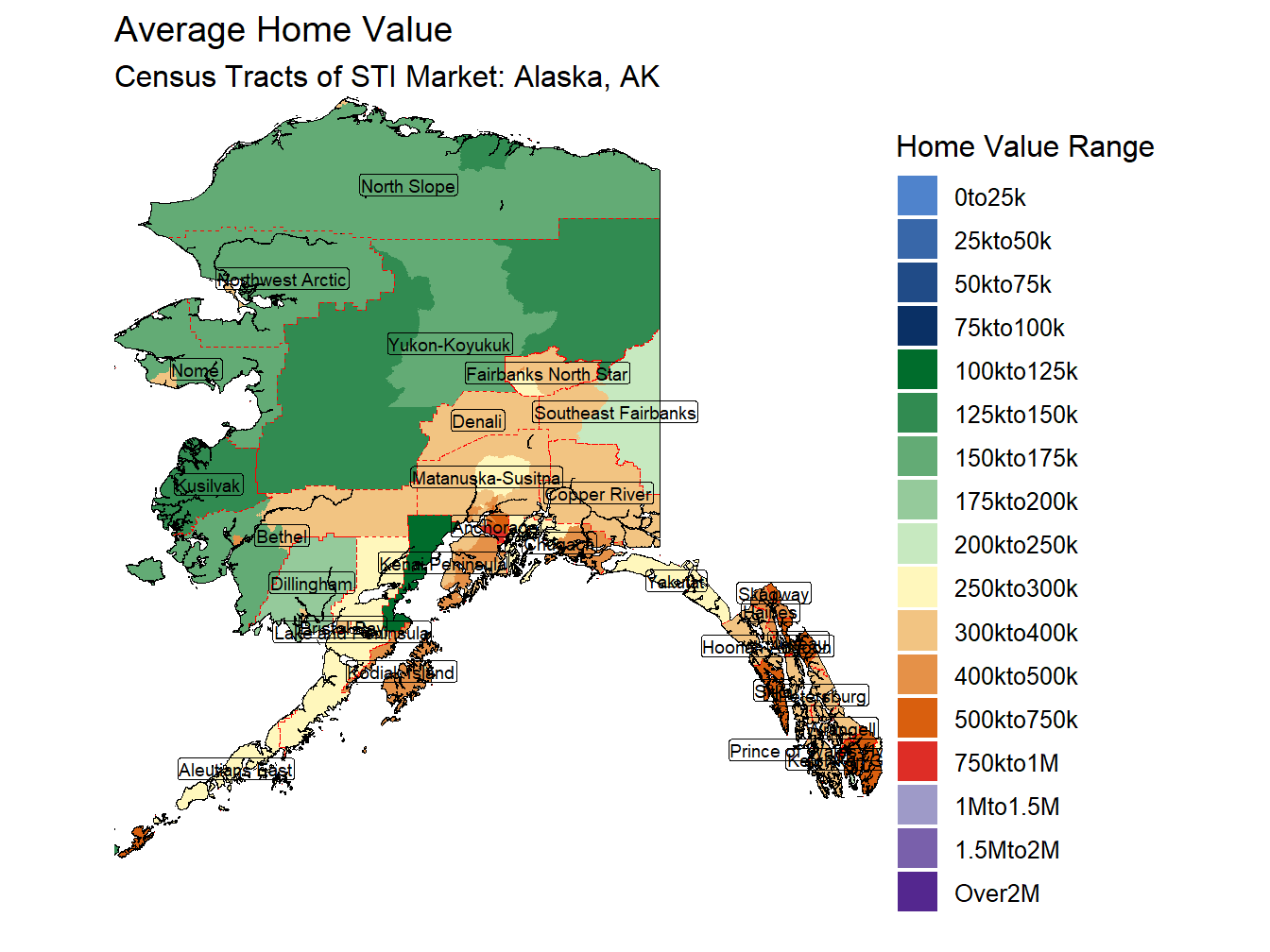 Home Value Thematic