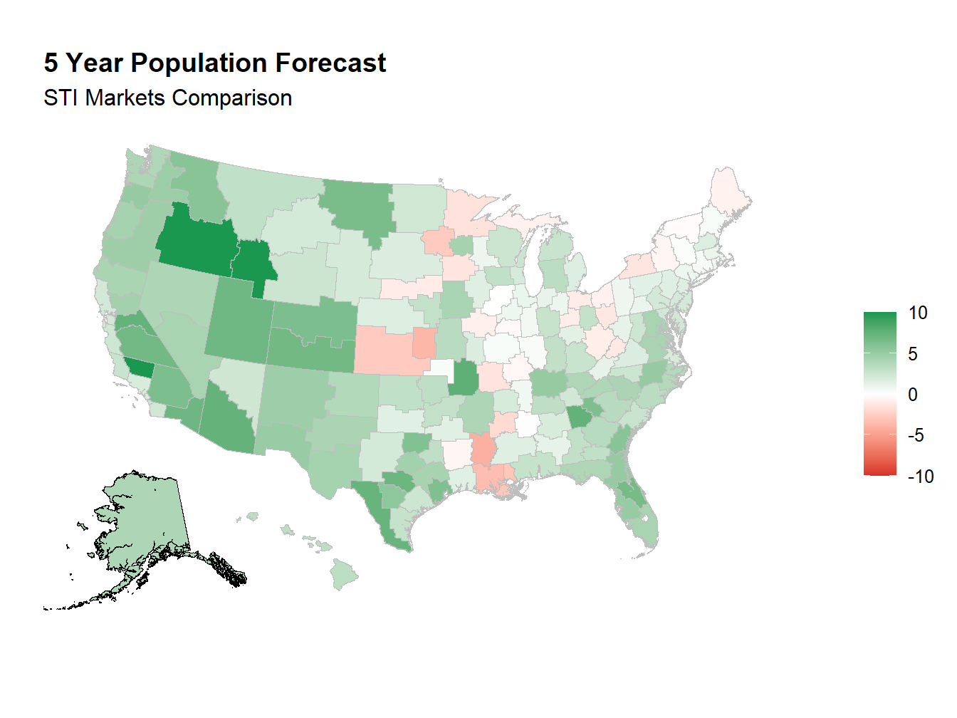 5 year Forecast Market Map